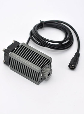 纯蓝光1000imW点状可调焦激光模组 1W蓝色发射器 铭拓光电