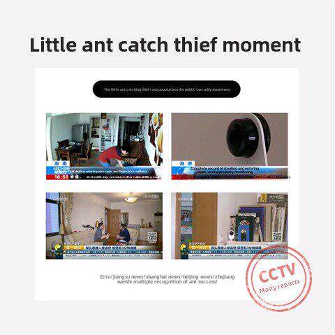小蚁智能摄像机1080P云台版高清夜视全景360度旋转家用监控摄像头