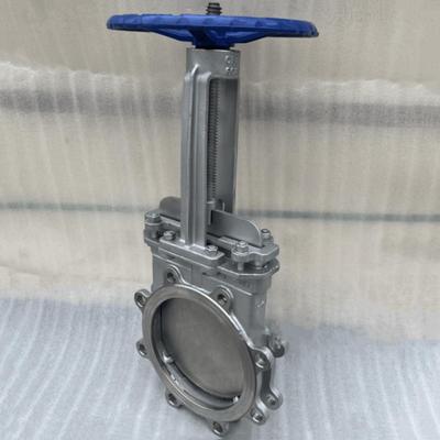 304手动不锈钢刀型闸阀耐高温耐腐蚀刀型浆液渣浆阀刀阀PZ73H-16P