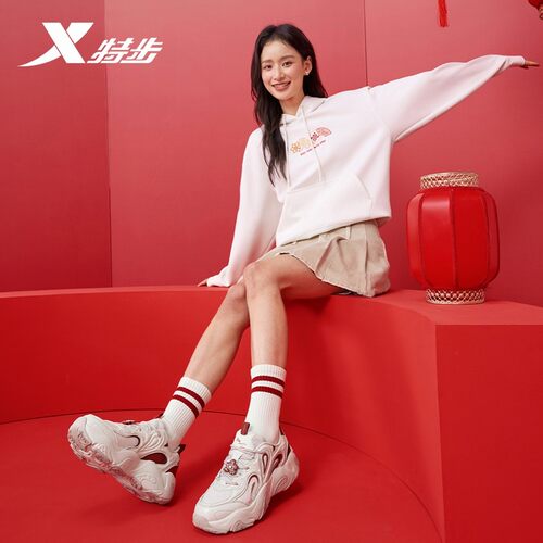 特步花瓣鞋CNY2026春季新款