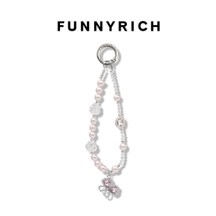 FUNNYRICH蝴蝶巴洛克串珠手机链手机壳挂绳装饰品ins新款高级感手