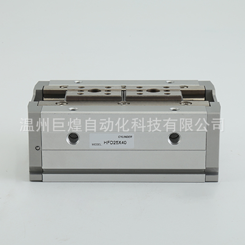 现货亚德客型手指气缸HFD16薄J型气缸平行导轨气动滑台