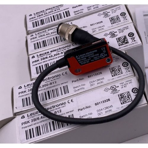 PRK 3B/6.42,200-S12劳易A测Leuze镜反射式光电传感器50113326