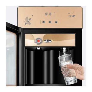 佳美一立式饮水机家用冷热两用双门办公J室节能冰温热开水机器制
