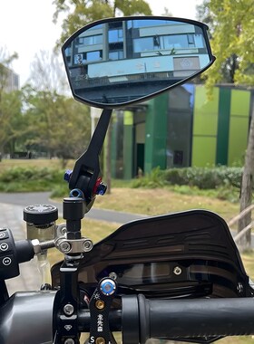 适用春风700MT 800MT 450MT 800MIT-X改装件防眩目反光后视镜通用