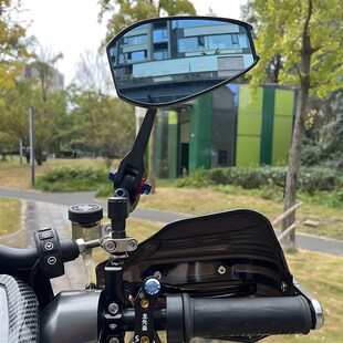 适用春风700MT 800MT 450MT 800MIT-X改装件防眩目反光后视镜通用