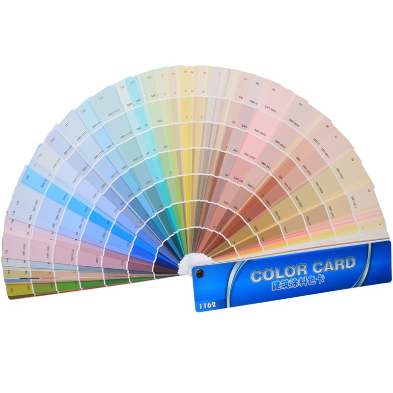 1162色国标建筑油漆通用w世名色浆色卡GSB水性涂料标准色卡