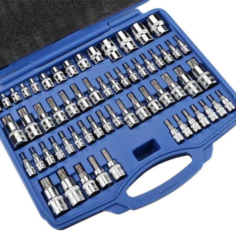 Qualibty 60Pcs Universal Car Pressure Batch Sleeve Star Bit