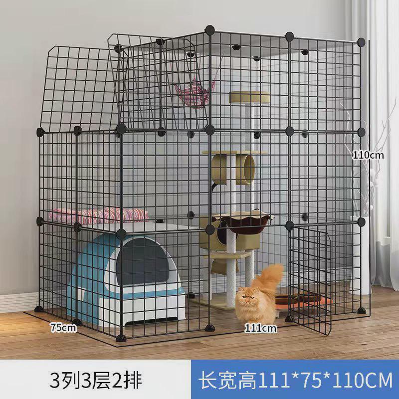 大号猫笼家用宠物猫咪猫屋窝超大E猫笼子别墅三层猫舍室内猫笼