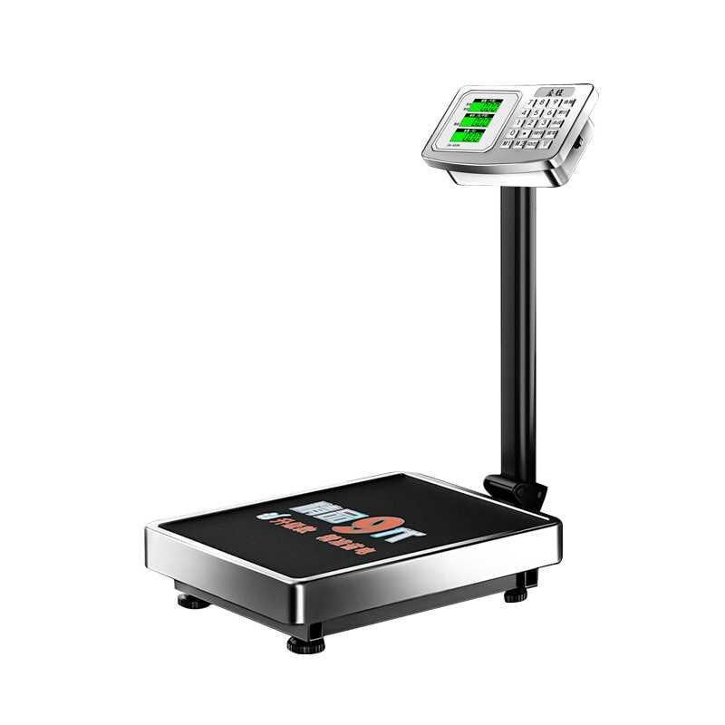 金旺电子商用台秤300公斤小y型100kg货秤卖菜计价市斤地磅秤