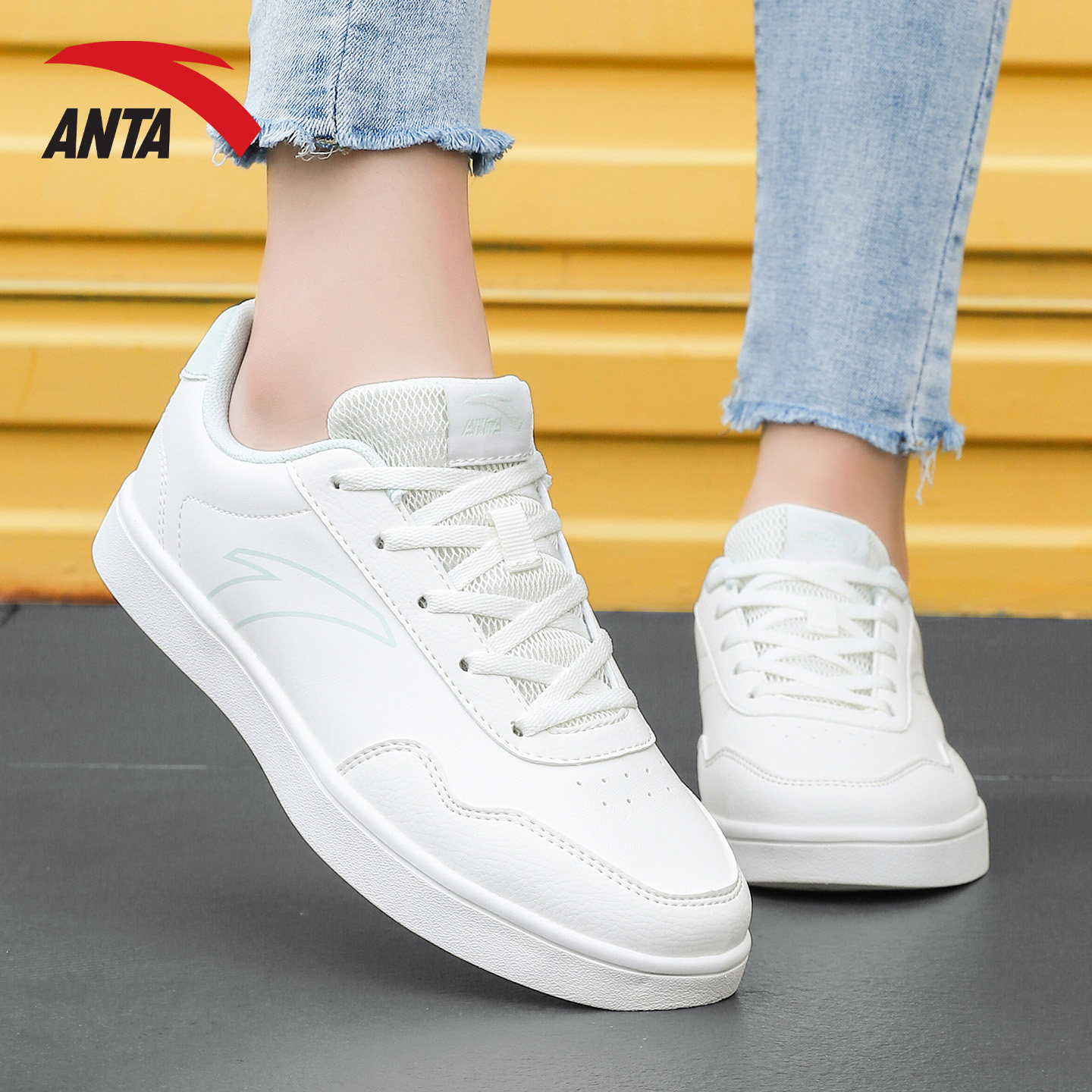 安踏板鞋女官方旗舰女鞋2025冬季新款厚底增高小白鞋软底休闲鞋子,运动鞋new,板鞋,淘宝优惠券,粉丝福利购,淘宝优惠卷