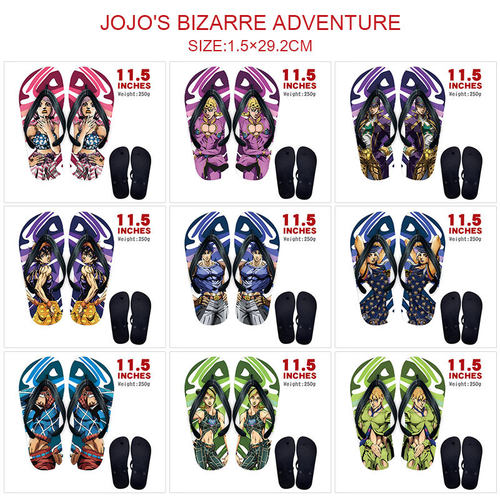 JOJO的奇妙冒险周边人字拖动漫个性夹脚拖鞋学生居家外穿潮流凉拖