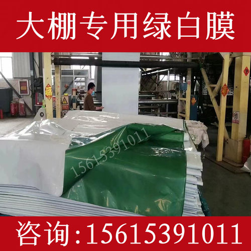 大棚绿白膜大棚膜食用菌专用膜防航拍大棚塑料膜绿色反光长寿加厚