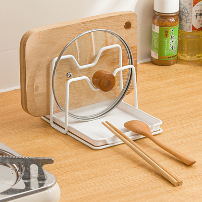 锅盖架锅盖挂架菜板砧板置物架厨房用品收纳架厨具架子台面家用