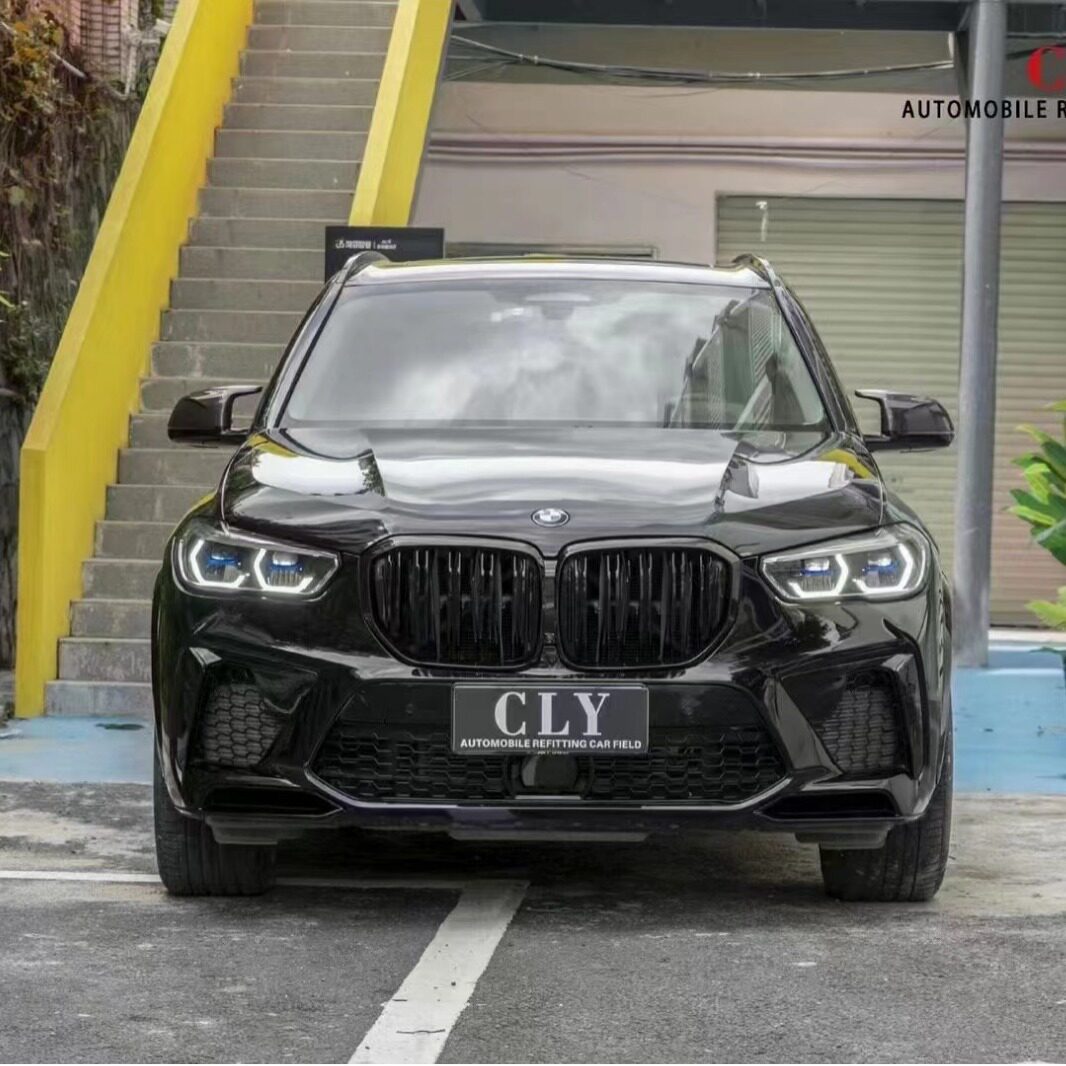 适用于宝马X5 G05改装X5M前杠后杠轮眉尾嘴包围套件