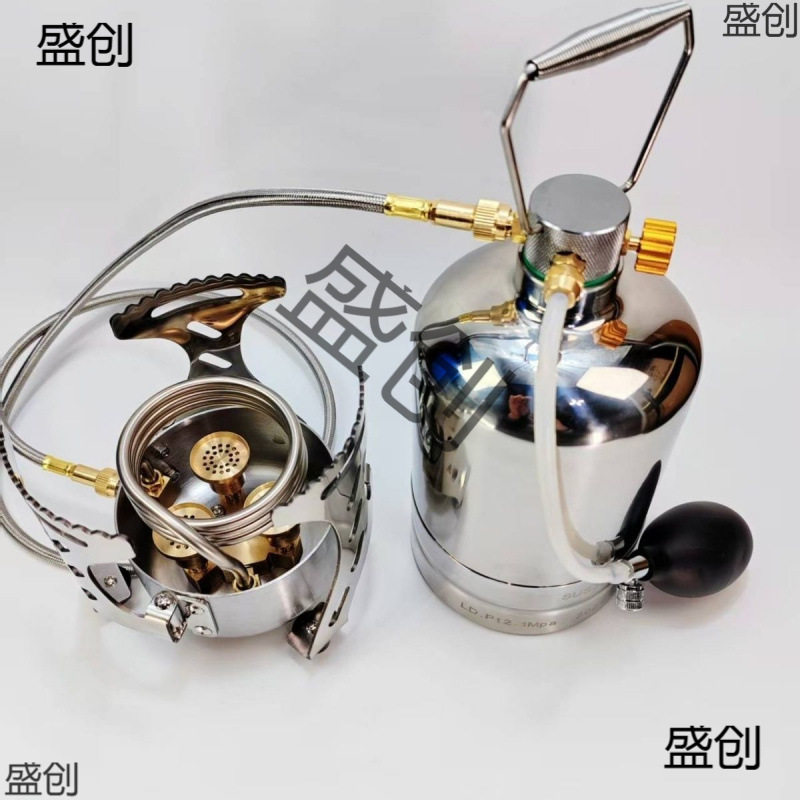猛火户外增压汽化酒精炉火炉炒菜露营煮茶取暖炉便携车载酒精炉