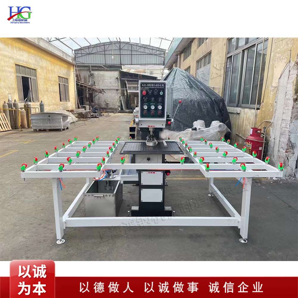 强龙义海手自一体动玻璃钻孔机卧式打钻机 淋浴房 浴室小家电家具