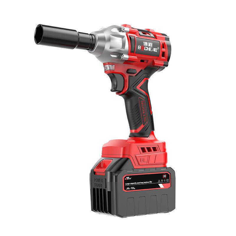 博程无刷电动扳手大功率风炮锂电钻大扭力冲击工具套装汽修工专用