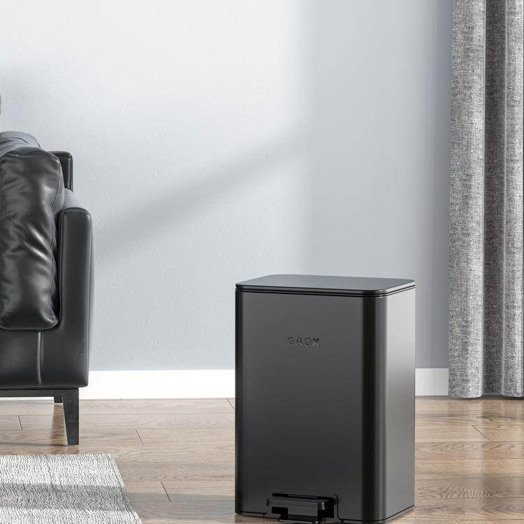 脚踏厨房垃圾桶家用大号客厅脚踩卫生桶踩踏新款高颜值复古无