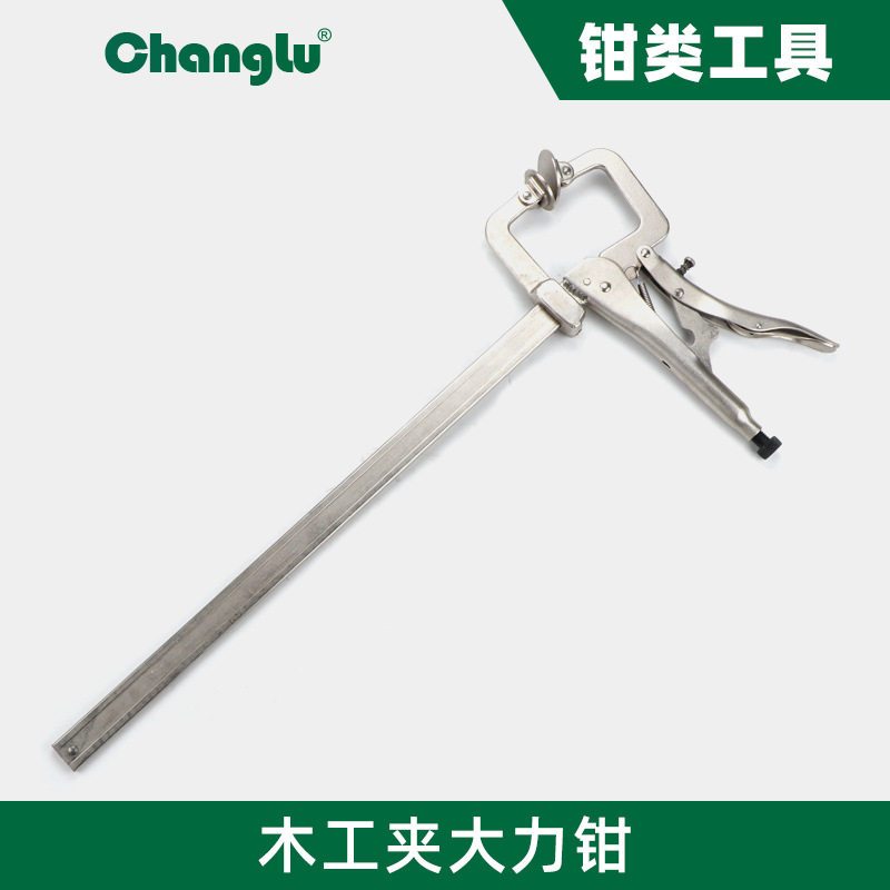 长鹿木工夹c型大力快速直角固定板式紧器a字压紧夹子f夹具
