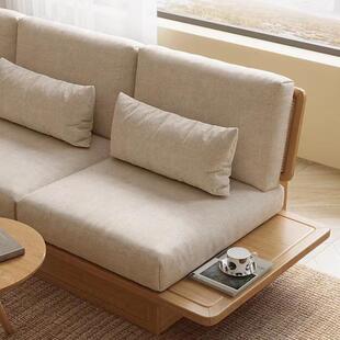 沙发垫坐垫加厚加硬高密度海绵民宿地台实木布艺防滑卡座垫子