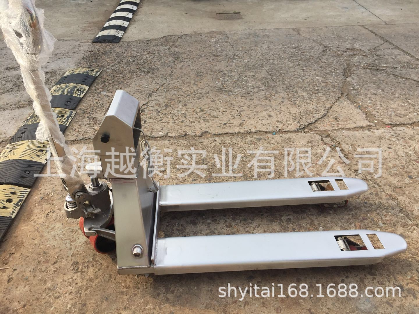 304材质液压叉车秤 防水称重叉车秤 1500kg耐腐蚀地牛磅秤