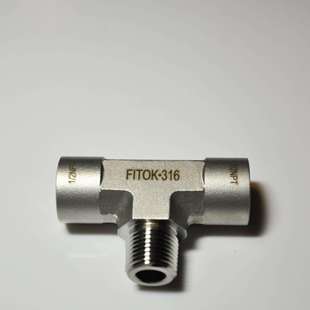 飞托克/FITOK支管阳螺纹三通1/2FNPT*2转1/2MNPT