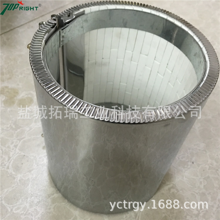 订制陶瓷电加热圈陶瓷电加热器陶瓷发热圈