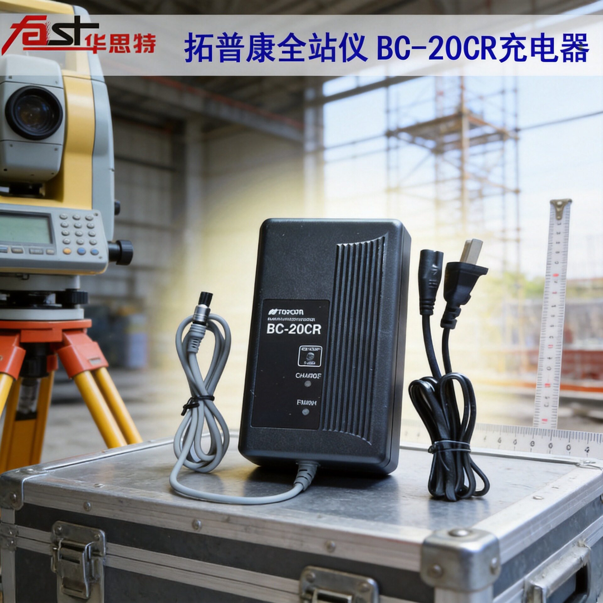 拓普康全站仪BC-20CR充电器可充拓普康全站仪GTS300/700系列