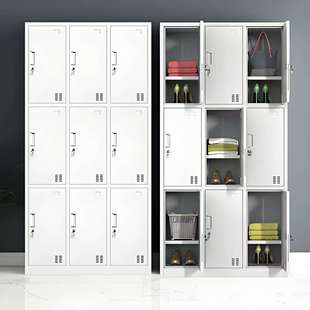 九门更衣柜车间储物柜9门员工宿舍更衣柜学生换衣柜