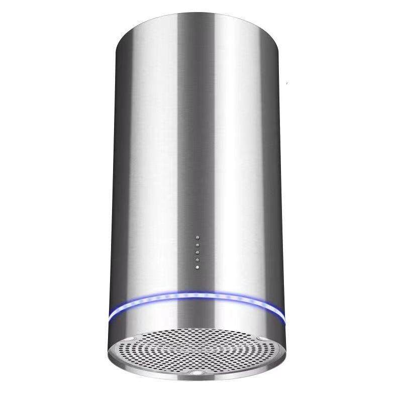 前景工厂顶吸不锈钢中岛式吸抽排油烟机开放欧式圆形烟机外贸家用