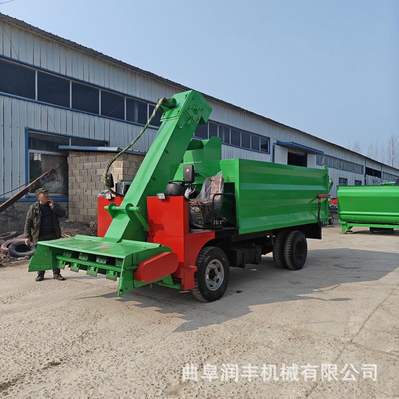 牛羊粪便柴油四轮清粪车