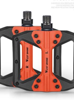 WESTBIKING自行车脚踏尼龙培林脚踏山地车多色防滑越野脚踏板