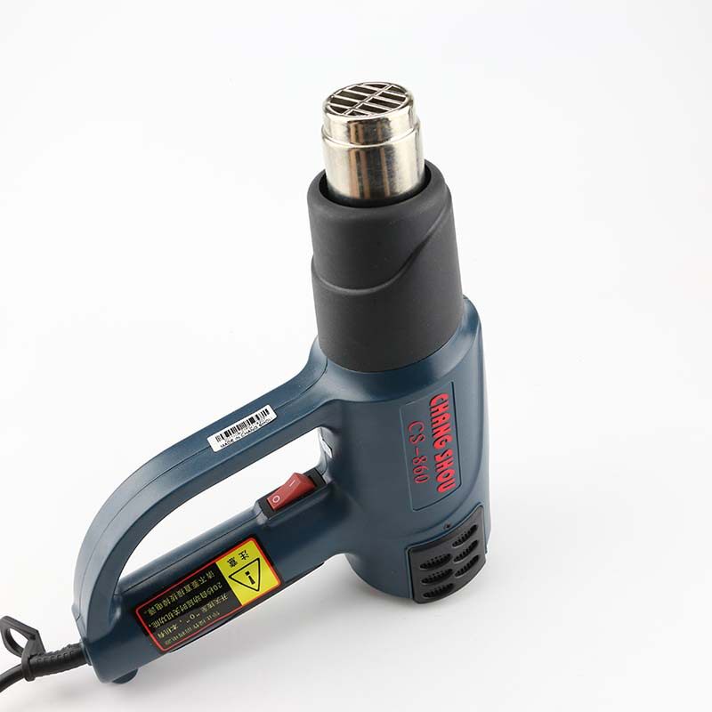 长寿牌断电记忆延时热风枪CS-860B数显控温工业热风筒热收缩烤枪