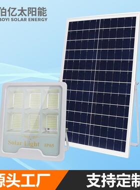 新款太阳能投光灯庭院感应led大功率分体式太阳能感应户外灯