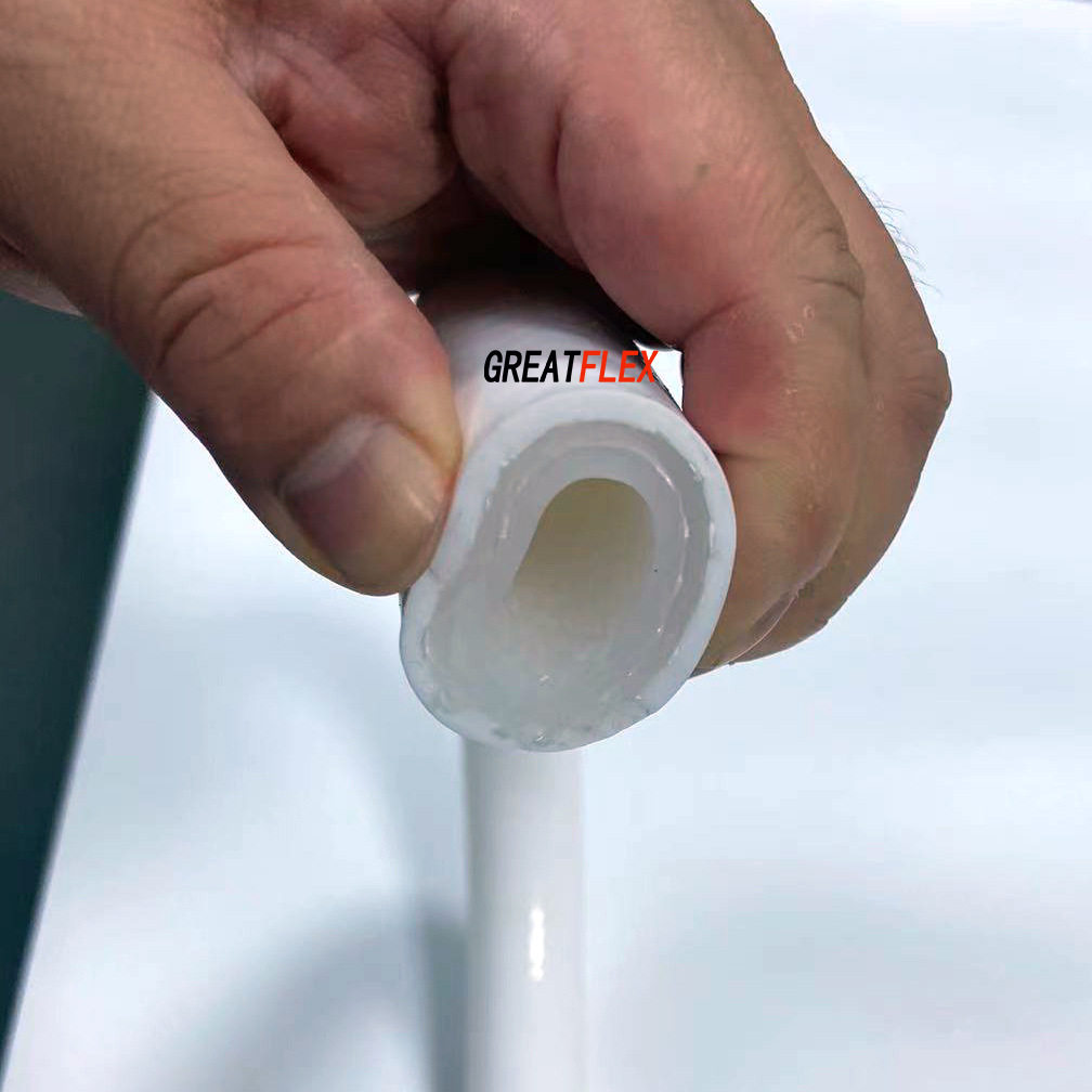 GREATFLEX白色生物级fda内径25外径35mm耐高温低温耐压编织管BD40