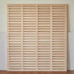 榉木排骨架床骨架加密床板实木床架子防潮透气铺板榻榻米床架排骨