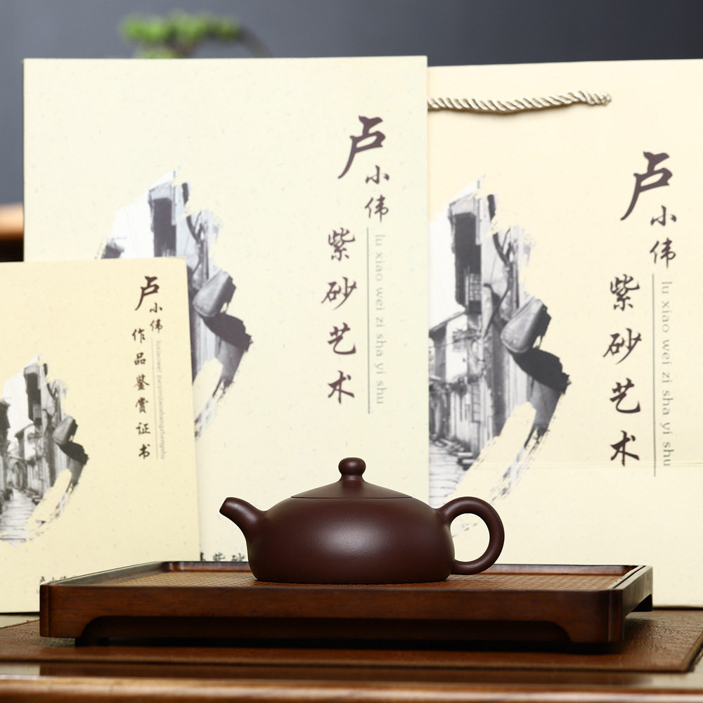 卡盖半月茶壶宜兴家藏紫泥手工壶家用紫砂壶功夫紫砂茶具批发