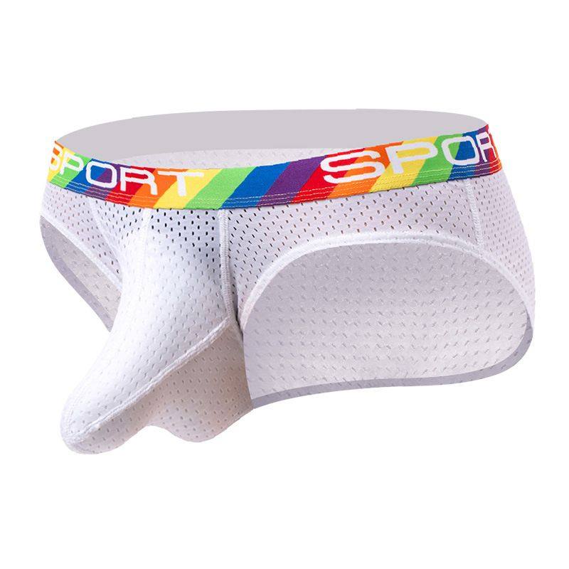 内裤男士三角裤冰丝网孔网眼透气性感枪弹分离大象裤衩跨境短裤头,女士内衣/男士内衣/家居服,男三角内裤,淘宝优惠券,粉丝福利购,淘宝优惠卷