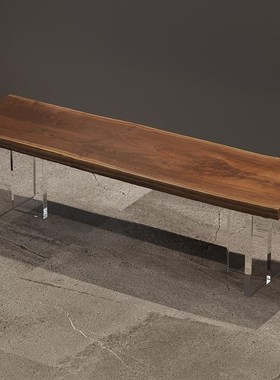 亚克力餐桌不长方家形用书桌悬浮办公桌现YN0N302则代民宿规大板