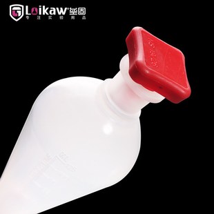 可高温灭菌 四氟塞M聚丙烯分液漏 塑料梨形分液漏斗 pp漏斗500ml