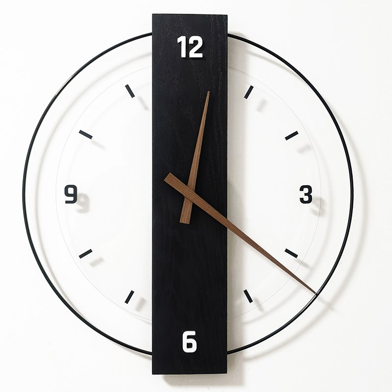 大尺寸钟表挂钟客厅北欧简约时钟挂墙创意家用免打孔W现代装饰静