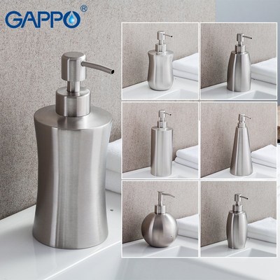 GAPPO liquid soapo dispensers bathroom stainless steel color