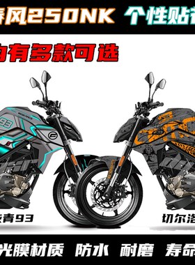 推荐春风250NK 400 650贴纸  贴花 全车L贴O纸 改装 版画 个性 拉