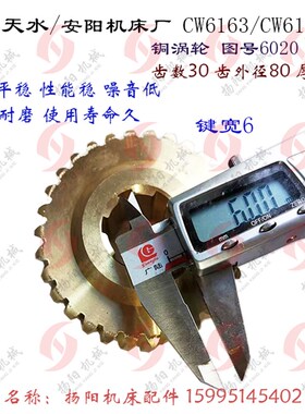 大连/沈阳机床/安阳CW6163/CW6180溜板箱走刀 铜蜗轮60W20 Z30涡