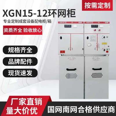 厂家直销10-35kV成套高压柜 XGN15-12环网柜 包调试验收
