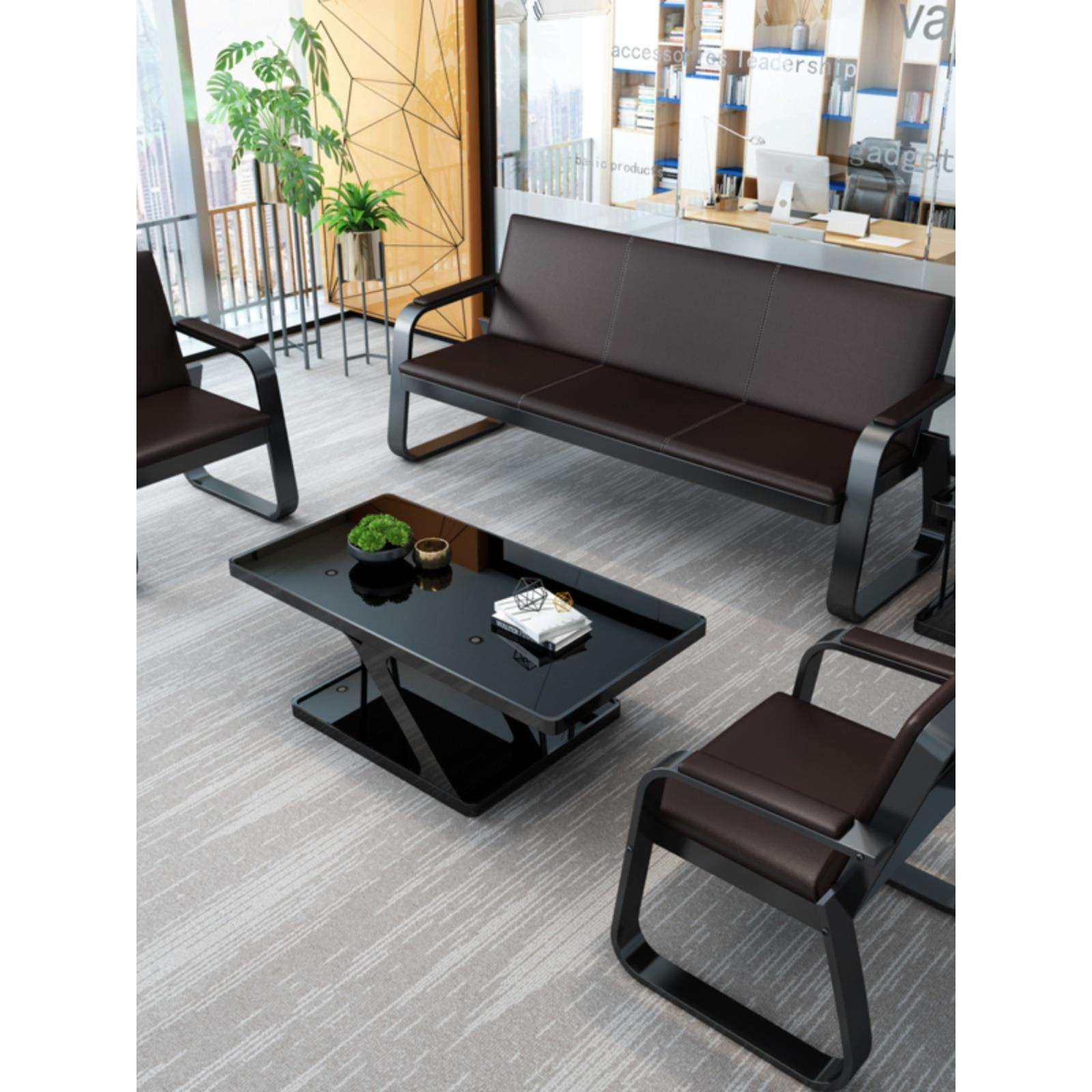 简约铁接待办公艺公室沙发沙发待办办公公沙商务沙发会客茶几几桌,鲜花速递/花卉仿真/绿植园艺,割草机/草坪机,淘宝优惠券,粉丝福利购,淘宝优惠卷