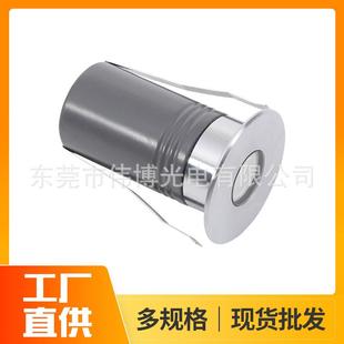 户外嵌入式圆形草坪埋地照树灯地LED防水316不锈钢星星迷你补光灯