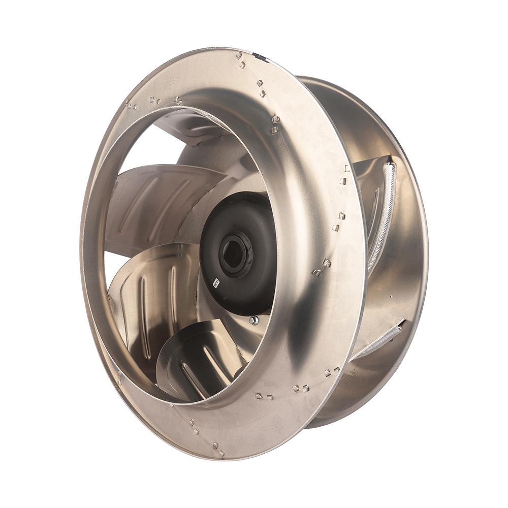 朗伟EC560m工业离心式风机矿洞车间建筑散热通风后倾离心风机