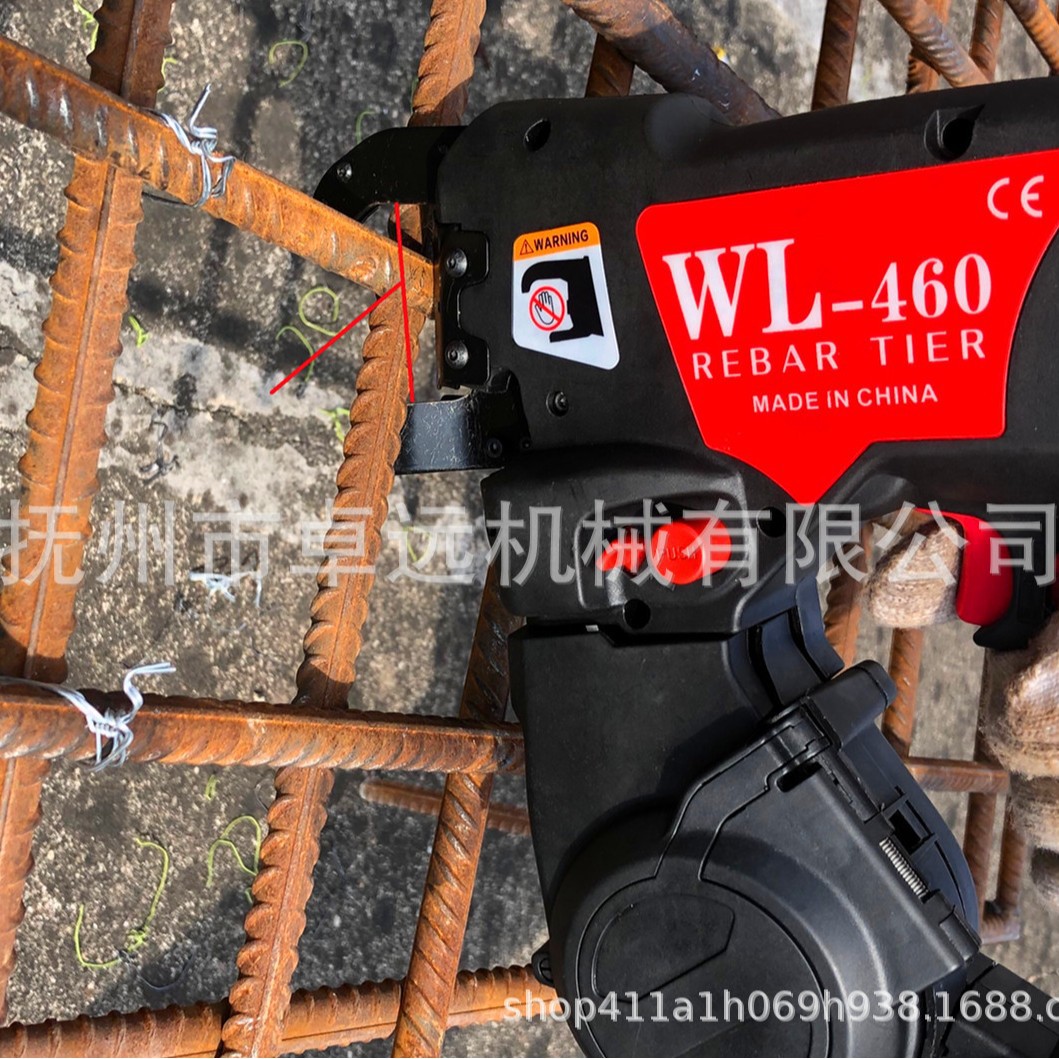 全自动钢筋捆扎机建筑工地0.8秒打一个结仅用12CM铁丝手持式双丝